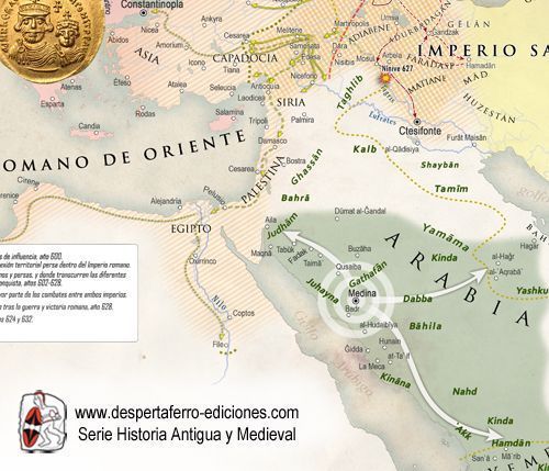 Imperio persa Imperio bizantino árabes