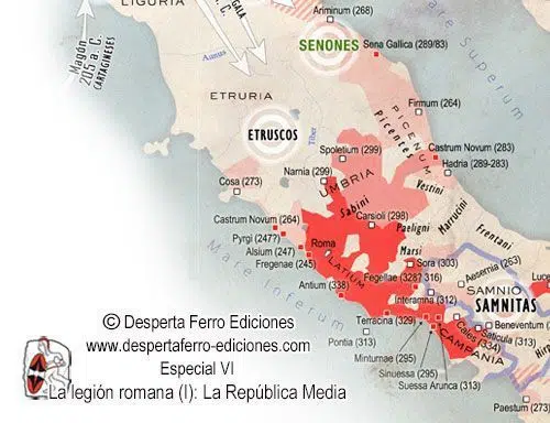 península itálica siglo III a. C