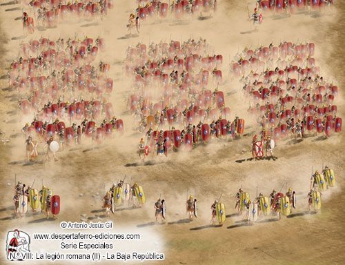 cohorte romana   Legión romana en la Baja República