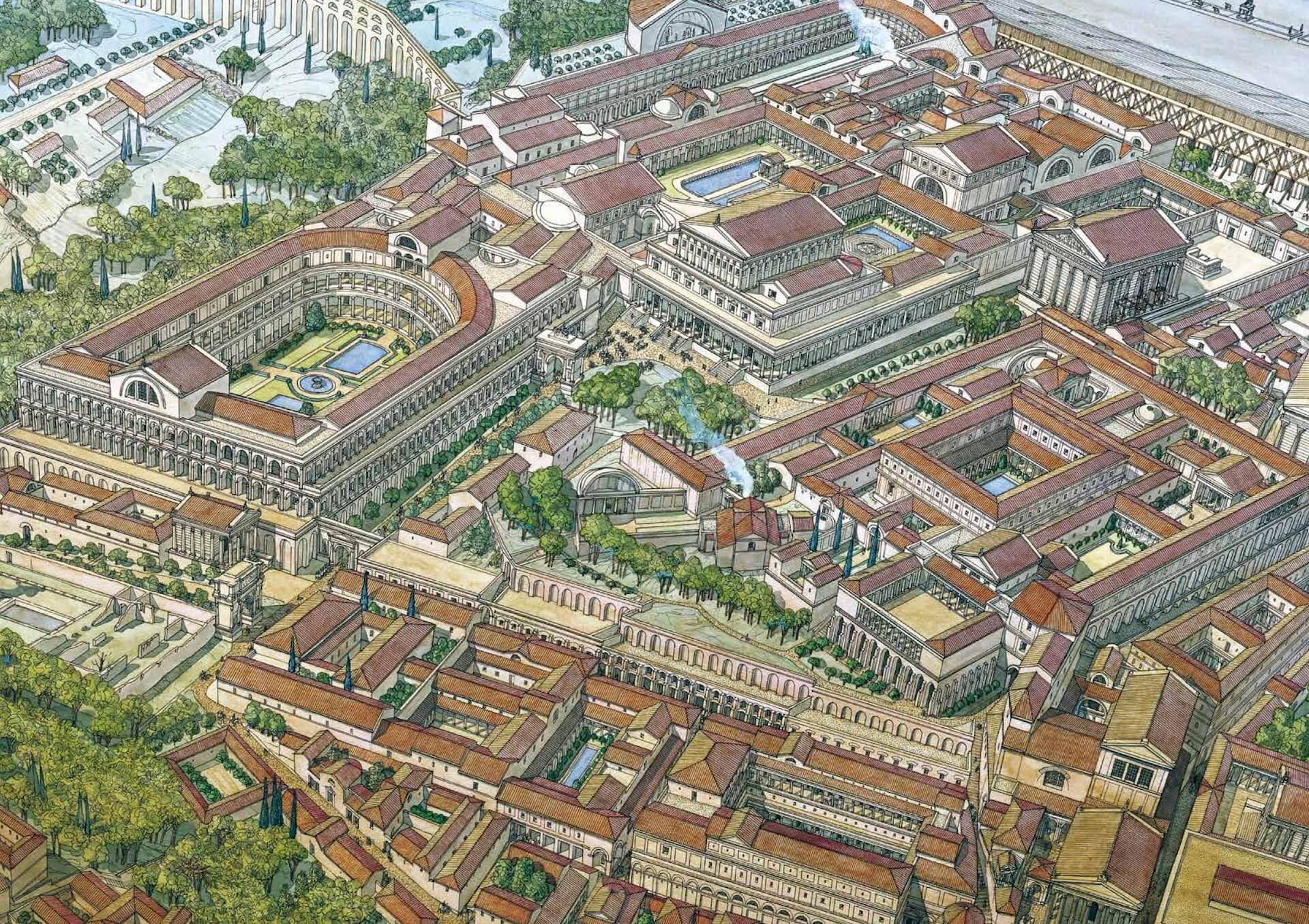 Palacios imperiales Roma Jean-Claude Golvin
