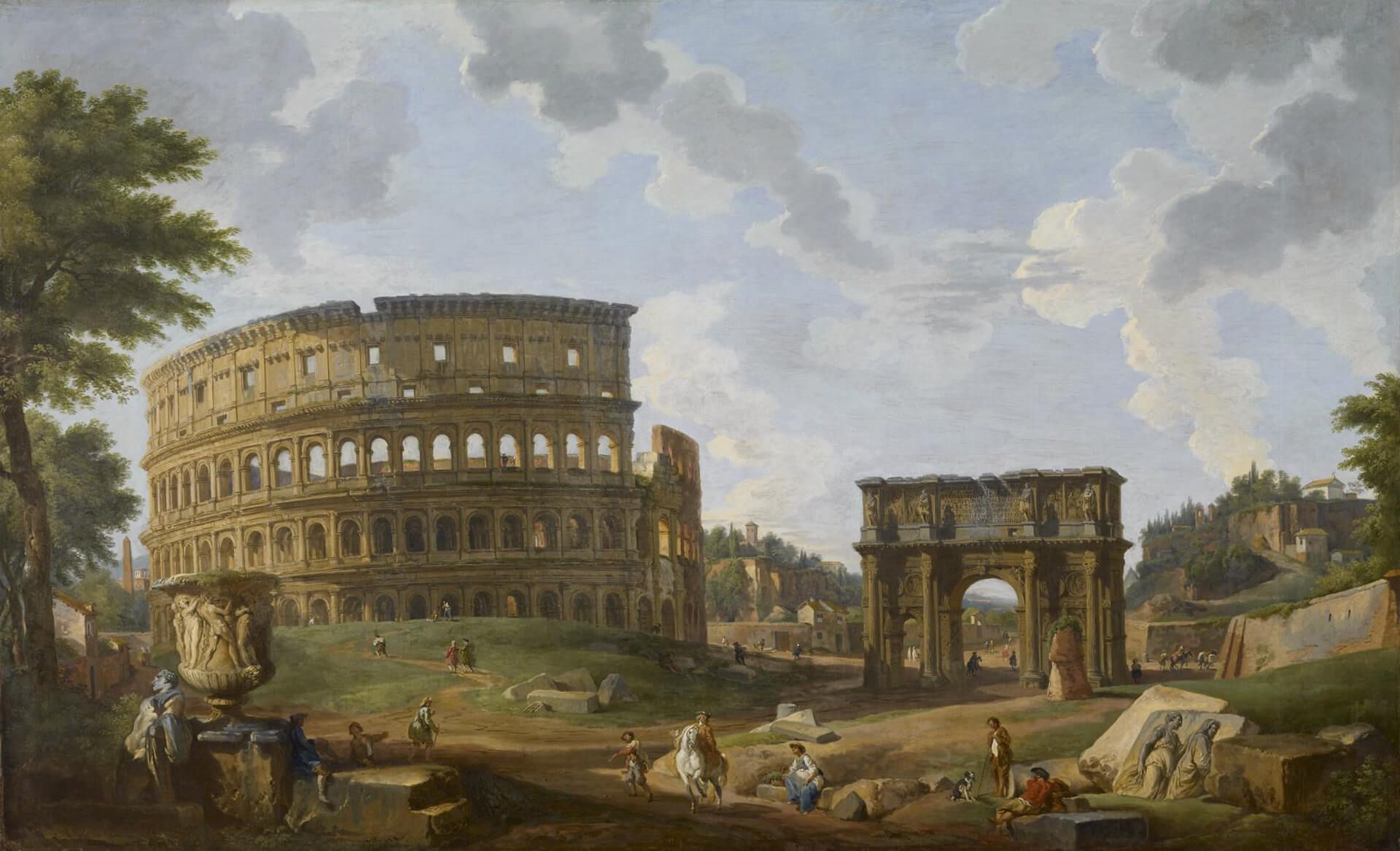 Grand tour Coliseo Roma anfiteatro