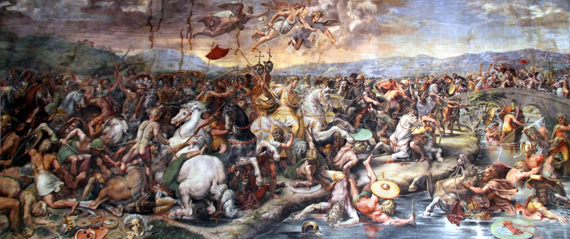 batalla del puente Milvio Constantino cristianismo ejército romano