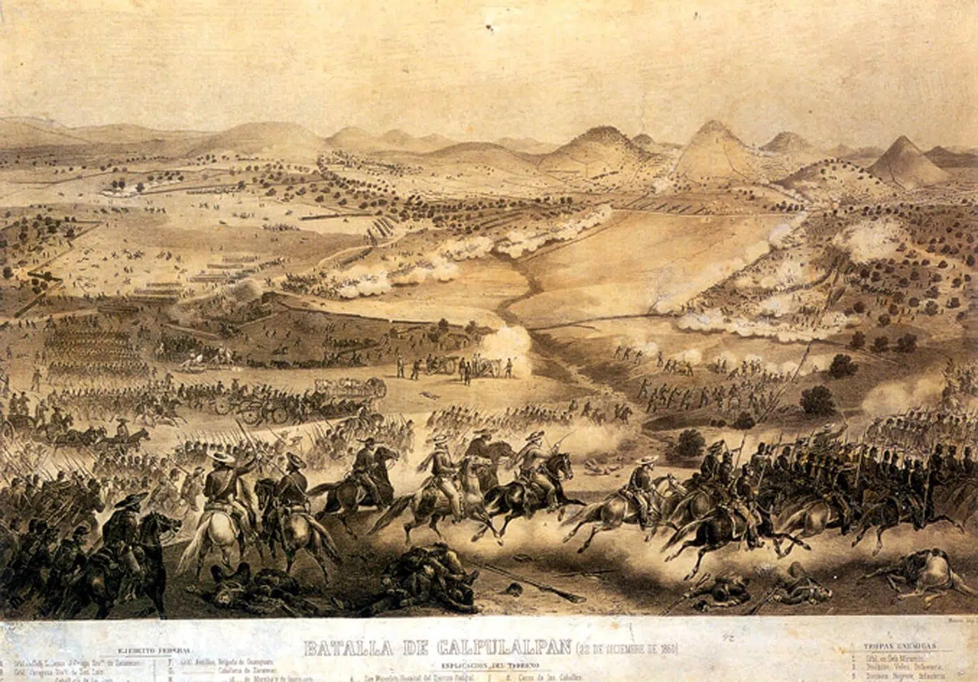 batalla de Calpulalpan Guerra de Reforma de México