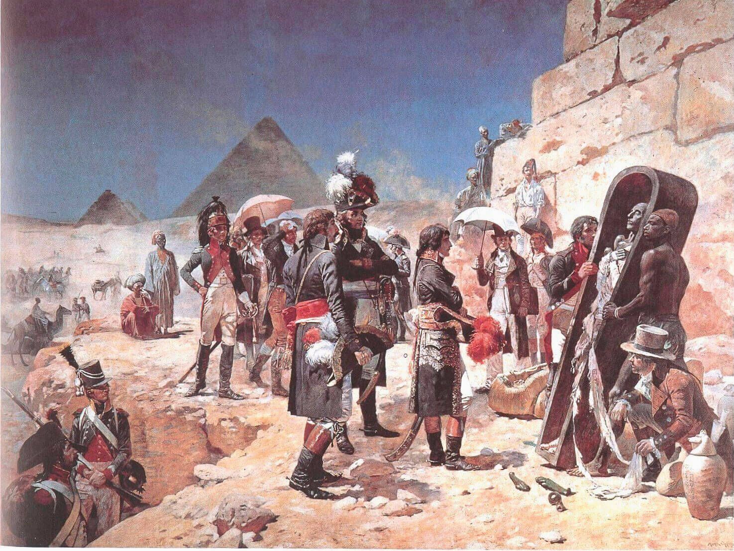 Napoleón Pirámides Orange Egipto civilización egipcia