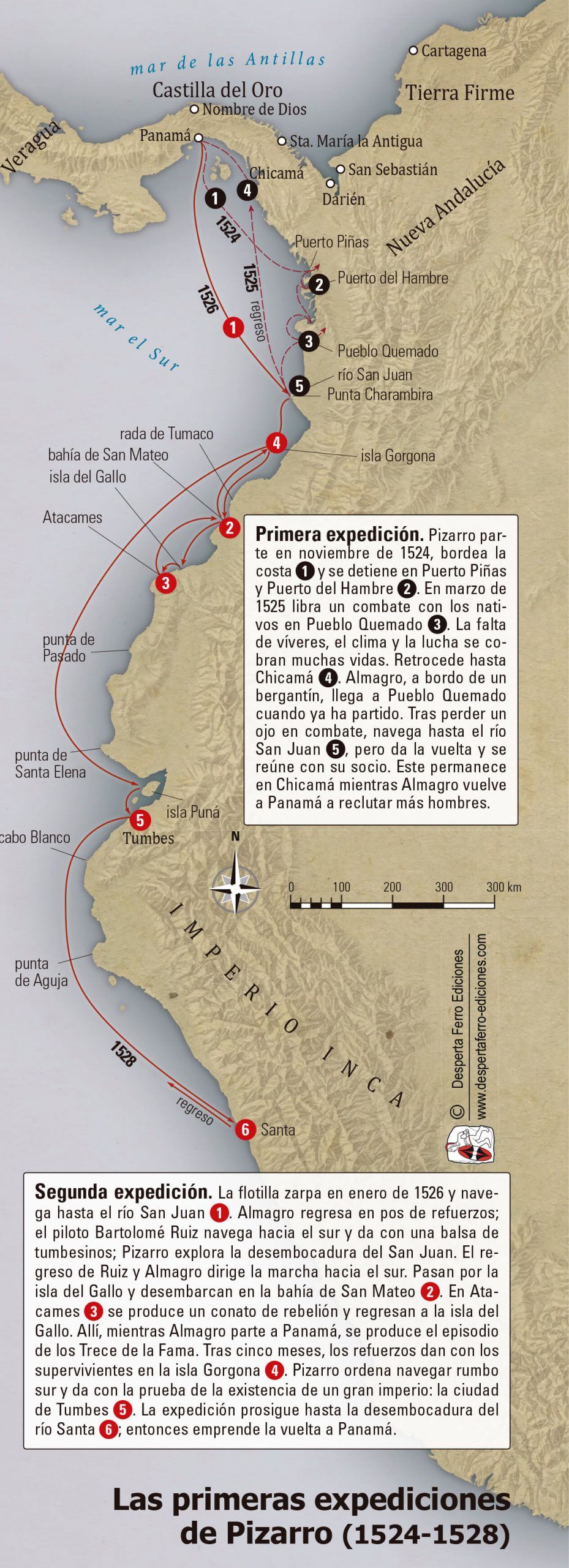 Mapa Pizarro Trece de la Fama