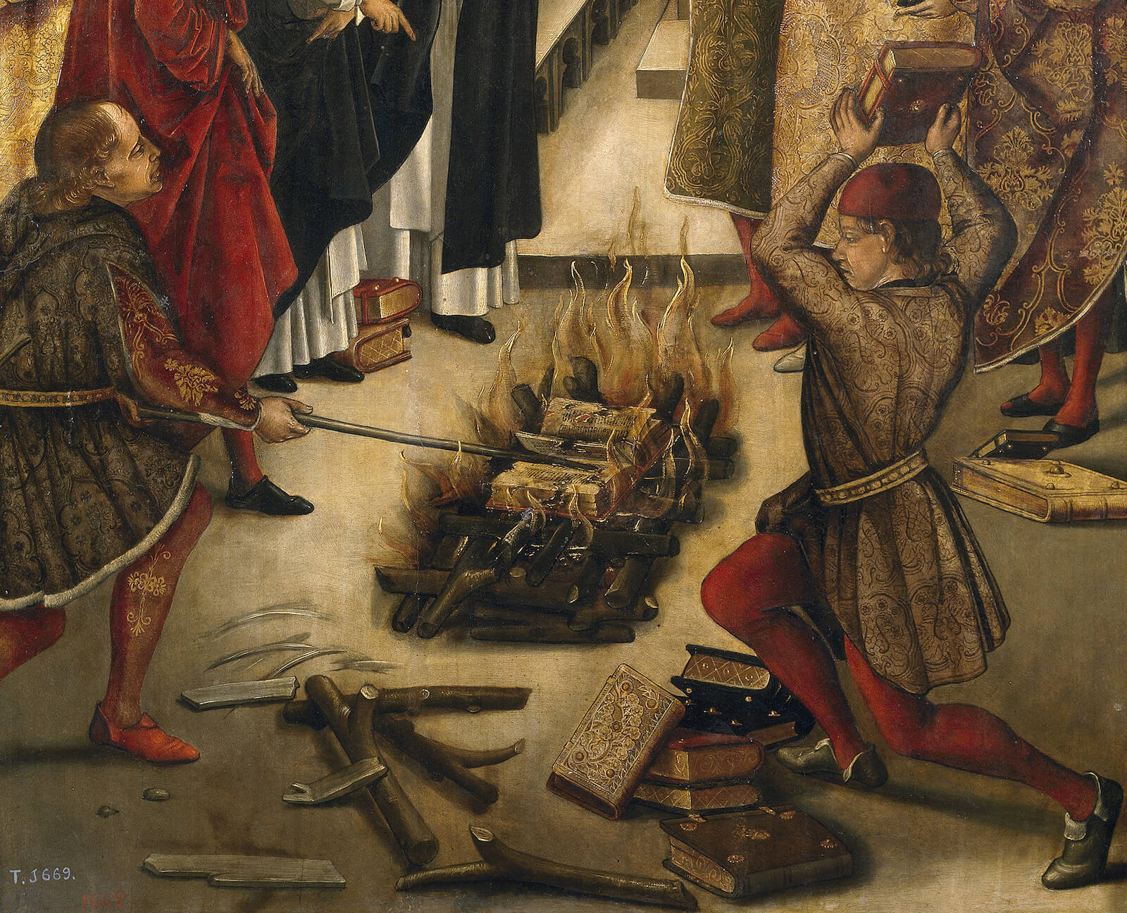 quema de libros Enrique de Villena Lope de Barrientos obispo Cuenca Berruguete