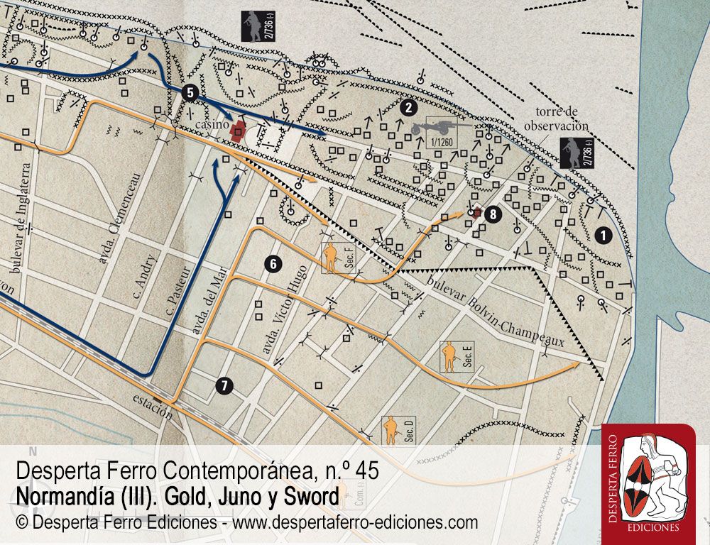 Los comandos del desembarco por Peter Caddick-Adams (U. K. Defense Academy) Normandía (III) Gold, Juno y Sword -Desperta Ferro Contemporánea n.º45