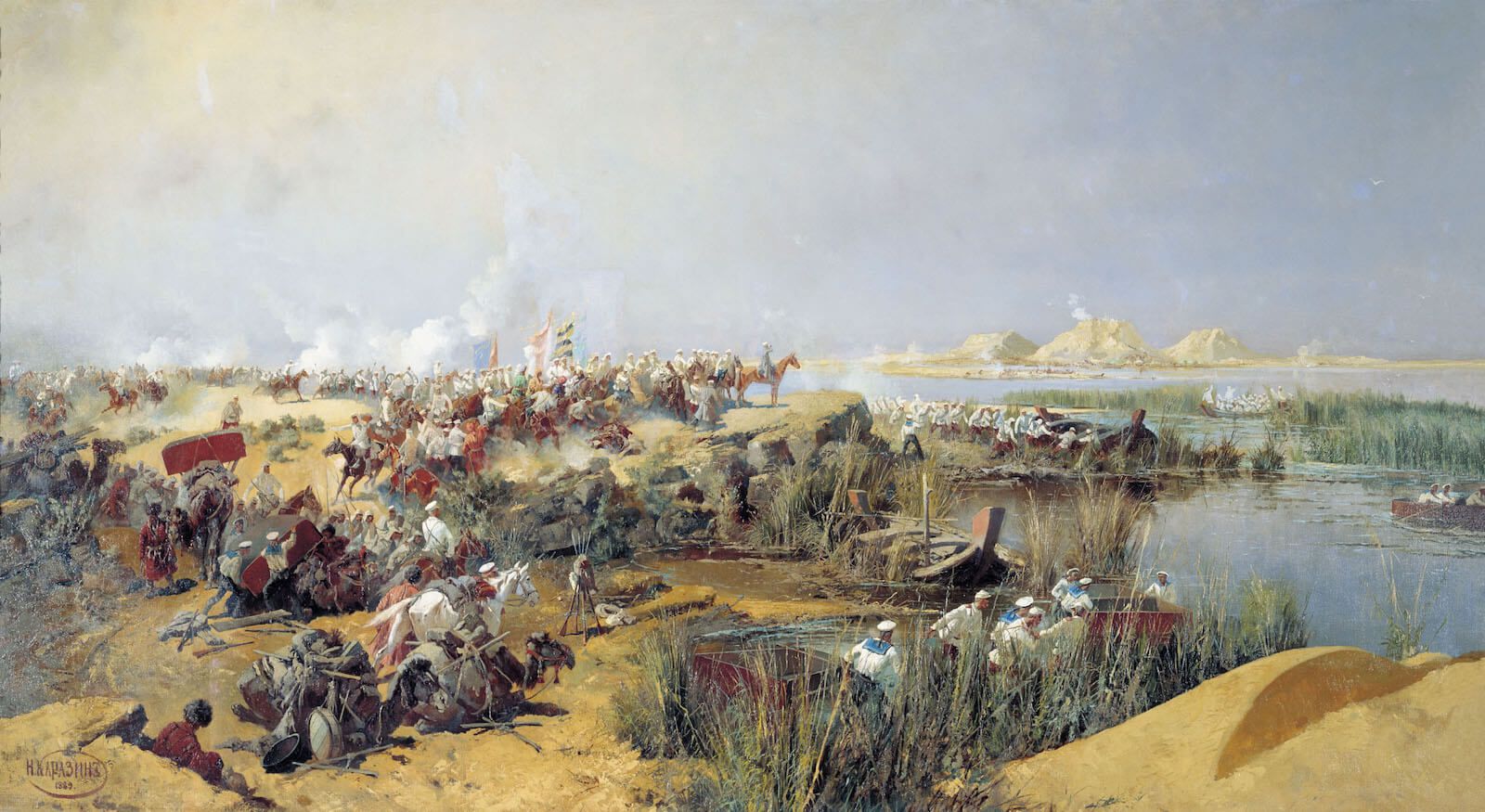 Tropas rusas cruzan el Amu Daria