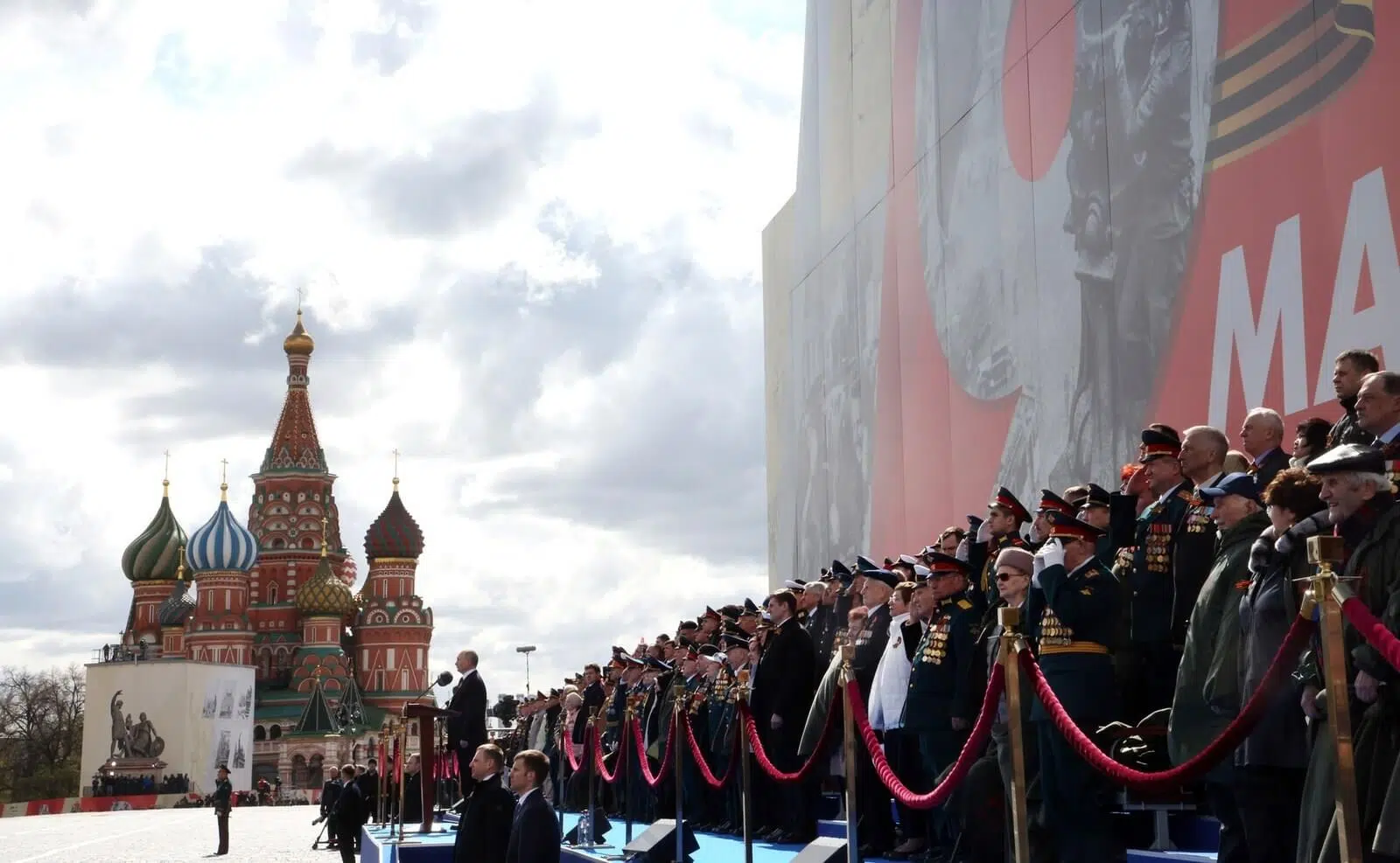 Vladímir Putin desfile Día de la Victoria 2022