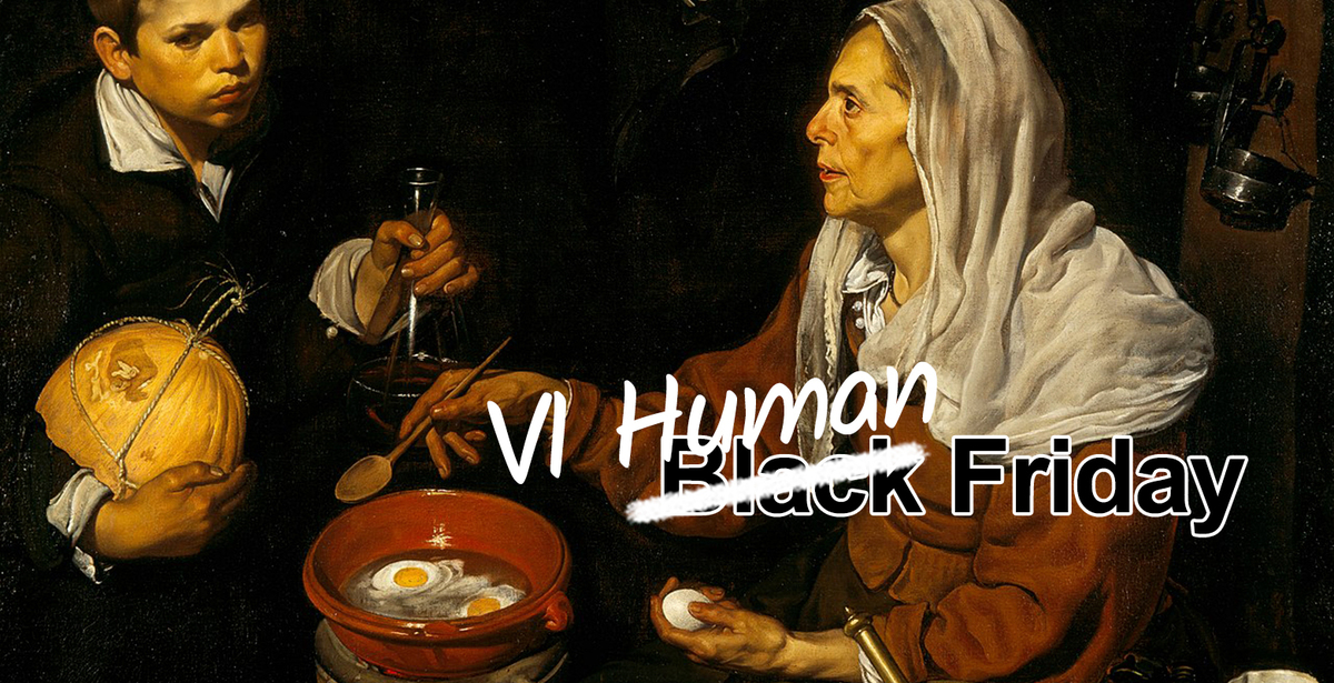 V Human Friday Black Friday