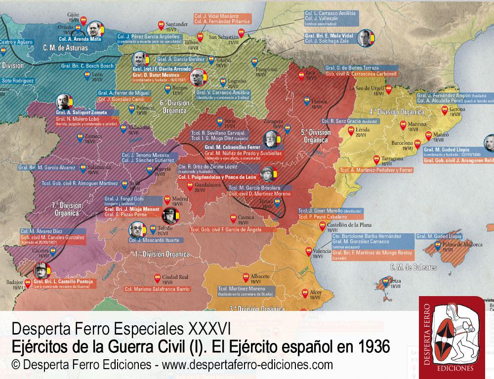 La división de las Fuerzas Armadas ante la sublevación por Alberto Ayuso García