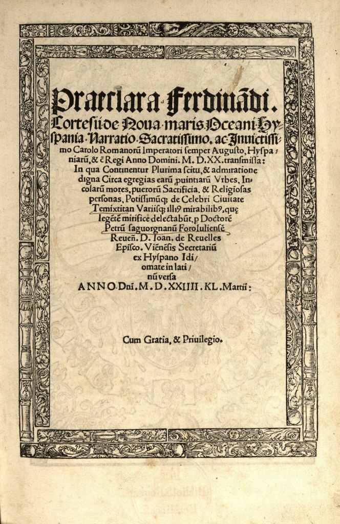 cartas de relación de Hernán Cortés